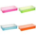 thumbnail image 5 of VONKY Boîte de Rangement Trousse Multicolore Grande Capacité Porte-Outils de Maquillage Transparent Boîtes Cosmétiques Bleu, 5 of 5