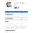 thumbnail image 2 of Front Brake Pad and Rotor Kit - Compatible with 2013 - 2016 Hyundai Elantra GT 2014 2015, 2 of 2