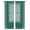 Green, variant on Giaone 2 Panels Rod Pocket Design Sheer Flower Lace Curtains with Scalloped Edges Farmhouses French Privacy Window Drape