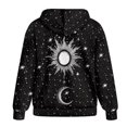 thumbnail image 2 of SCRAWLGOD Galaxy Zip Up Hoodie Women Plus Size XS Sweaters Lightweight Hooded Zip Up Sweatshirt Women Drawstring Zip Up Hoodie for Women with Design Pockets for Holidays, 2 of 7
