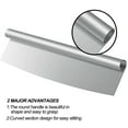 thumbnail image 4 of Uxcell Pizza Cutter Stainless Steel Shredder Razor for Pastry Dough 13.8"x1"x3.9"(L*W*H)., 4 of 6