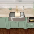 thumbnail image 3 of 36inch Apron Workstation Farmhouse Kitchen sink,right angle, 3 of 6