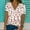 White, variant on Alllist Floral Womens Tops Clearance Under $10 Short Sleeve V-Neck T-Shirts Blouse for Women