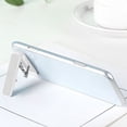 thumbnail image 3 of Cell Phone Kickstand Adjustable Foldable Aluminum Alloy Phone Stand W Shape Portable Desk Phone Holder for Home Travel Video Watching Live Streaming, 3 of 4