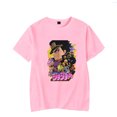 thumbnail image 1 of Jojo Bizarre Adventure Haut à Manches Courtes T-Shirt d'Été pour Femmes Style 5 Rose -Bomveson, 1 of 2