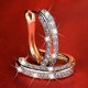 thumbnail image 3 of Pendientes Yuxing Anillo Dorados 1,3 cm, 3 of 5