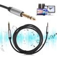 thumbnail image 4 of Plug And Play Audio Cable, HiFi Sound 3.5mm To 6.5mm Audio Adapter Cable, Compact For Mixer For Speaker For Laptop 1.8M, 4 of 8