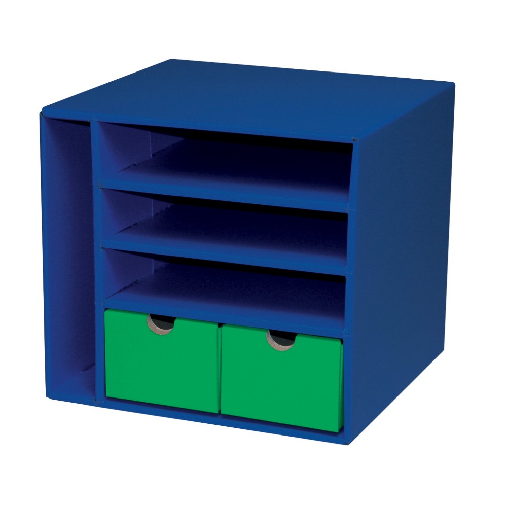 Classroom Keepers Management Center With Vertical Cubby, Three Shelves