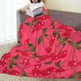 thumbnail image 6 of Vsdgher Cherry Ultra-Soft Micro flannel Blanket Throw Blankets for Couch Sofa, Bed (4 sizes)-40"x30", 6 of 7