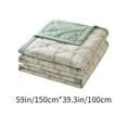 thumbnail image 3 of Qocolhg Cotton Conditioning Quilt for Kids, Lightweight Summer Comforter Cooling Blanket for All Season Use, Machine Washable, Bedding Soft Coverlet Cooling Quilts for Hot Sleepers, 39x59 inch, Green, 3 of 6
