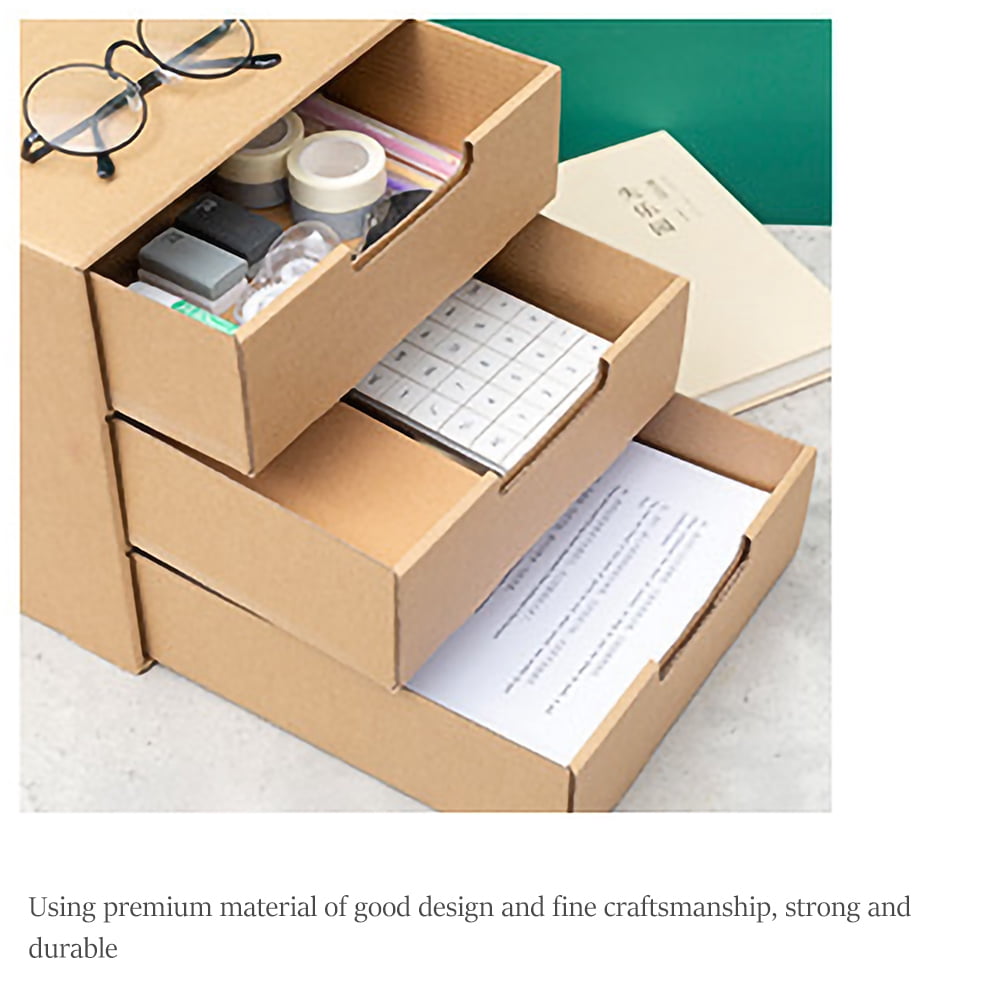 File Organizer Desk Organiser Drawers Paper Pallet of Office