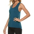 thumbnail image 6 of fatyb Women's Workout Tank Tops Open Back Running Shirts Activewear Sleeveless Gym Yoga Athletic Tops, 6 of 7
