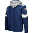 thumbnail image 4 of Men's Colosseum Navy New Hampshire Wildcats 2.0 Lace-Up Pullover Hoodie, 4 of 4