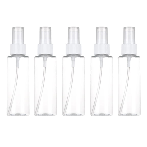 KALLORY Set of 5 Refillable Mini Spray Bottles for Kitchen Cleaning, Portable 7.2x3.2x1cm Size, Travel-Friendly