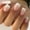 E, variant on 24PCS Short Square Press On Nails, White Nude Pink Gradient Full Cover Glossy Acrylic Fake Nails Reusable Glue On False Nail Tips for Daily Casual Bridal Minimalist Elegant Women Nail Art Decoration