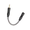 thumbnail image 4 of Cable de sonido de 35 mm a 25 mm conector chapado en oro hembra a macho Cable adaptador de auriculares 8 hebras tejidas a mano para reproductores de MP3 para auriculares, 4 of 7