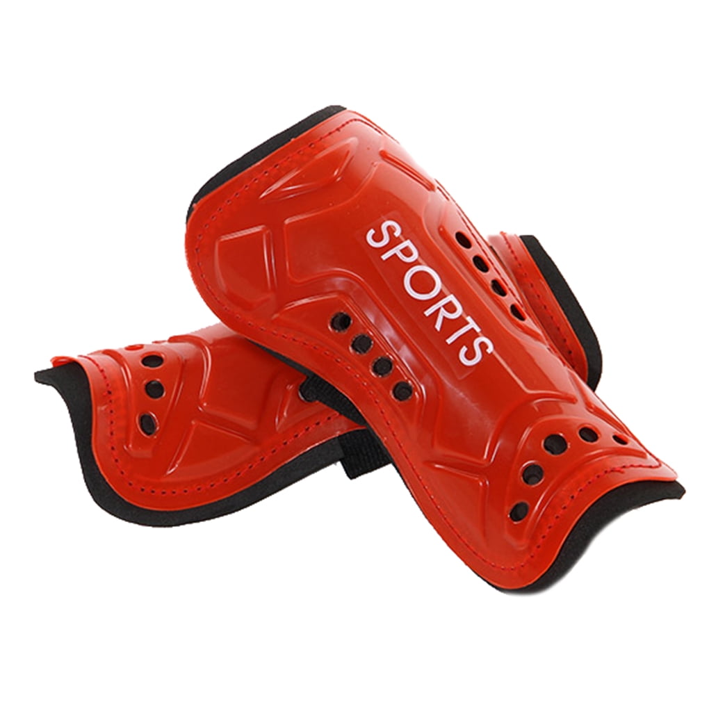 fashionhome 1 Pair Ultra Light Soft Football Shin Pads Kids Children