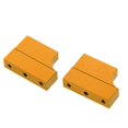 thumbnail image 3 of 2pcs Aluminum Engine Mount / Holder Parts Engine for HSP RC 1:10 Car Upgrade Parts Golden, 3 of 9