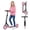 Pink, variant on Gymax Kick Scooter for Kids Teens Adults Age 8+ Foldable Scooter w/ Light-up Wheels Blue