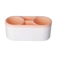 thumbnail image 2 of Soporte para secador de pelo de pared, innovador organizador multifuncional para herramientas de peluquería con pegatinas para el hogar, hotel y baño, color naranja., 2 of 14