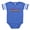 Royal Blue, variant on CafePress - Illinois Rbw Txt - Cute Infant Baby Football Bodysuit