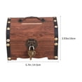 thumbnail image 2 of 2 cajas de madera vintage para guardar tesoros, organizadores de alcancías, cajas de ahorro, 2 of 7
