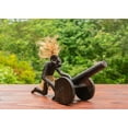 thumbnail image 3 of Primitive Firing Cannon Tribal Funny Statue Sculpture Tiki Bar Handcrafted Unique Gift Art, 3 of 5