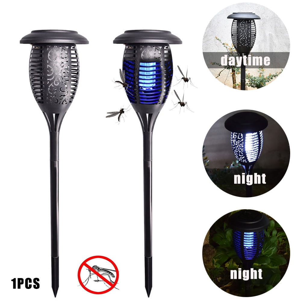 Solar Mosquito Killer Lamp Garden Lawn Light Solar Powered LED Light Garden Mosquito Outdoor Pest Bug Insect Repellents
