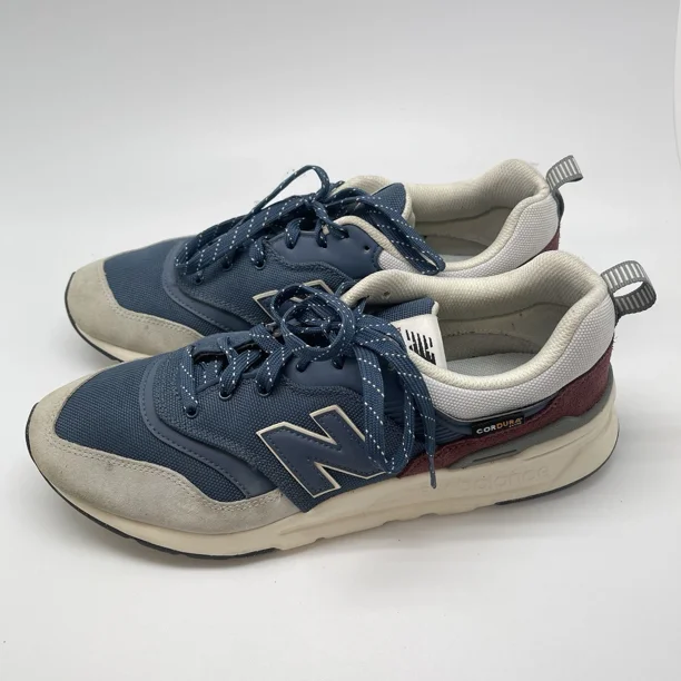 New Balance Sneakers Mens 9.5 997H CM997HWK Blue Gray Cordura Athletic Gym Shoes