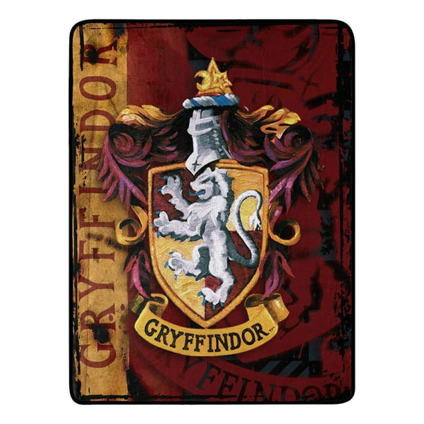 Couverture Harry Potter Micro Raschel, 46 x 60 pouces, drapeau de bataille  