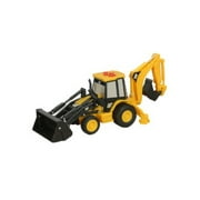 Angle View: Toy State Caterpillar Big Builder Backhoe Lands Shaking