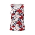 thumbnail image 4 of Lsque Lilies Flowers Printed Workout Tank Tops for Women, Athletic Sports Tank Tops, Compression Sleeveless Dry Fit Shirts,Sleeveless Yoga Shirt-Small, 4 of 9