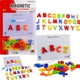 thumbnail image 1 of Juguete de números y letras magnéticas para niños, juego de nevera ABC 123, educativo, aprendizaje preescolar, juguetes para contar ortografía, 1 of 7