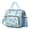 Sky-blue-26, variant on Cute Emperor Penguin Print Insulated Lunch Bag, Large Leakproof Lunch Cooler Tote with Snowflake and Winter Animal Patterns, Dual Compartments for Work or Picnic