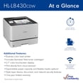 thumbnail image 2 of Impresora láser color empresarial Brother HL-L8430CDW inalámbrica, 2 of 7