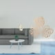 thumbnail image 2 of Figura Artística De Resina De Una Pareja Con Detalles De Madera Y Hojas De Palma. Decoración Creativa Para El Hogar: Escritorio, Armario, Cama, Baño, Fondo De TV. Ideal Como Regalo De, 2 of 8