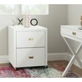 thumbnail image 2 of Posey Rolling File Cabinet, White, 2 of 8