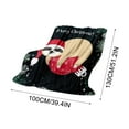 thumbnail image 2 of Decoraciones de Navidad Al Aire Libre Manta Linda de Navidad 100 X 130cm Manta de Terciopelo Francés Sofá Manta Linda Classys Manta de Navidad Manta de Lana para Dormir, 2 of 3