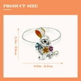 thumbnail image 3 of SHISUYAN 6 Pcs Porte-Serviettes en Forme de Lapin Ensemble de Table de Pâques, 3 of 8