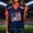 Dark Green, variant on Women's USA Soccer Shirt - Soccer Cup 2026 Patriotic Football V-Neck Tee - Adult Maroon Navy Color Block Star Spangled Lettering Blokecore Streetwear Top