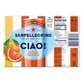 thumbnail image 3 of Sanpellegrino CIAO Blood Orange Flavored Sparkling Water with Real Fruit Juices: Blood Orange Flavor 6 Pack, 3 of 14