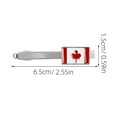 thumbnail image 2 of WHAMVOX 1 Set of Men Tie Clip Flag Cuff-link Business Suit Tie Clip Necktie Flag Cuff-link Set, 2 of 8