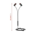 Jrocdr Type C Stereo InEar Microphone Wired Headphones For Phone PC