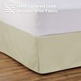 thumbnail image 5 of Tailored Bed Skirt - 18 inch Drop, Bone, Twin Bedskirt with Split Corners (Available in 14 Colors) Blissford, 5 of 7