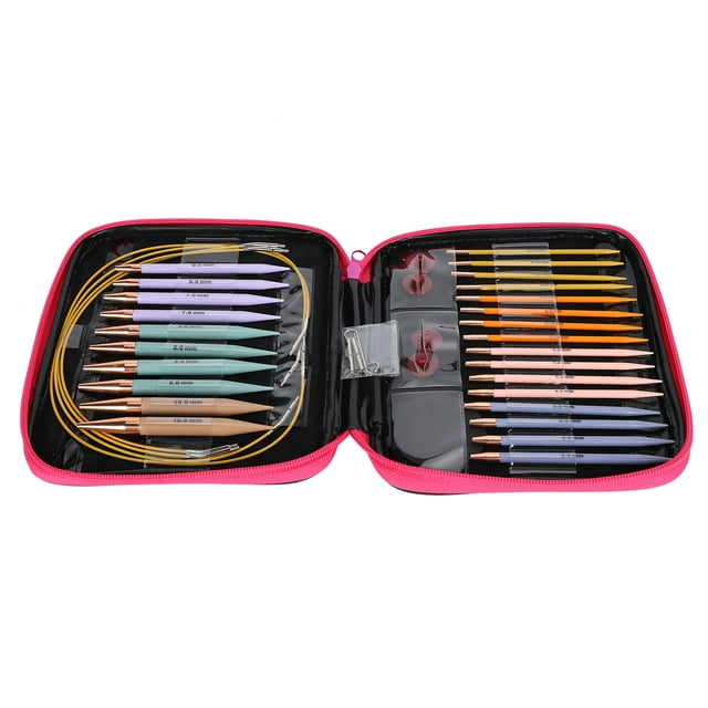 Easily Crochet Hook Set, Flexible Circular Knitting Needle, For Socks Sweaters