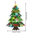 thumbnail image 5 of Shoreew Montessori Felt Christmas Tree for Toddlers with Lights DIY Games Kids Plush Christmas Tree Set with 32/40 Ornaments, 5 of 7