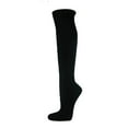 thumbnail image 3 of Couver Unisex Solid Youth / Kids Knee High Sports Athletic Baseball Softball Socks, Black, Large, 1 Pair, 3 of 7