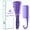 Purple, variant on Detangle Hair Brush Comb Set for Adults Kids Kinky Curly Wavy Wet Dry Hair Afro American Type 3a-4c, Comfortable Grip(Purple)