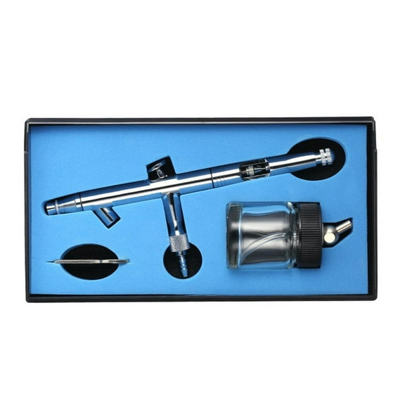 Paint Sprayer 0.5mm 22cc Dual-Action Airbrush Kit Set For Art Craft Painting Auto Paint Hobby Air Brush Nail ,Versatile applications