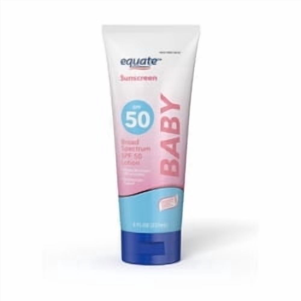 Equate Baby Broad Spectrum Sunscreen Lotion , SPF 50 8 fl oz